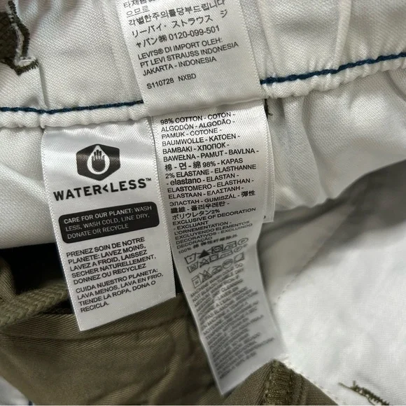 NWT Levi's Men's XX Chino Jogger Pants Olive Green Size Medium Autumn Casual - Picture 5 of 11